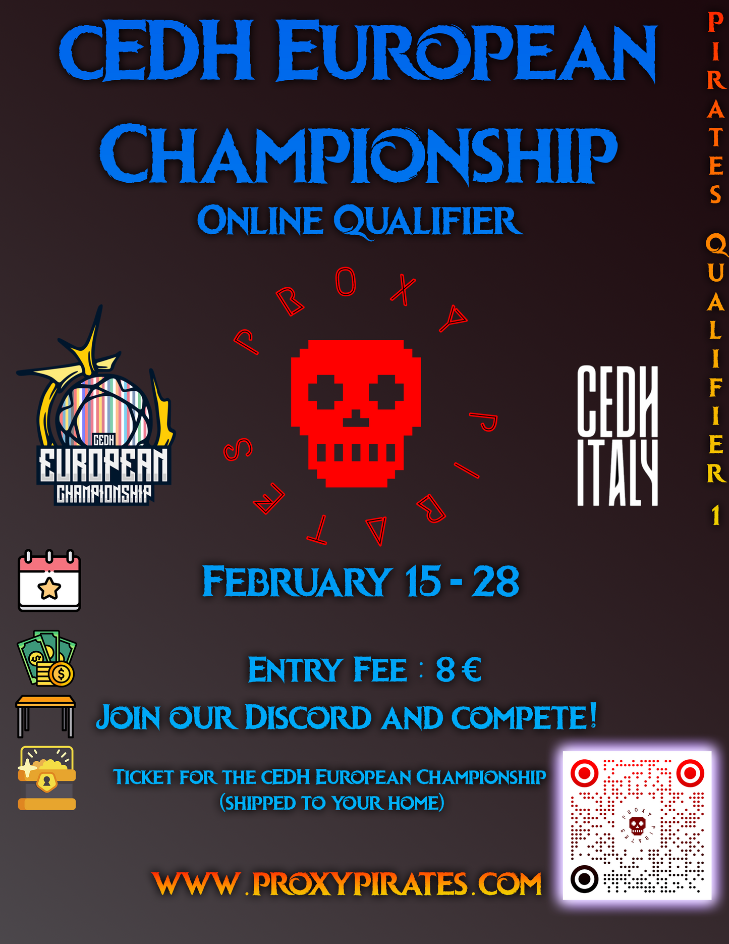 European Championship Pirates Qualifier 1 ticket